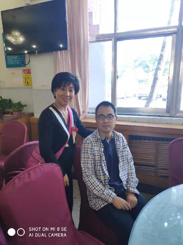 2019年張慧珍鄭州學習與郭繼承老師合影